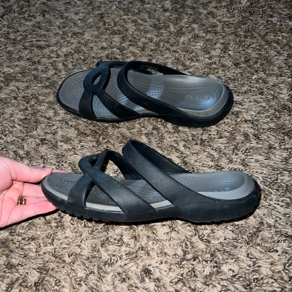 Crocs Slip On Sandals Size 5